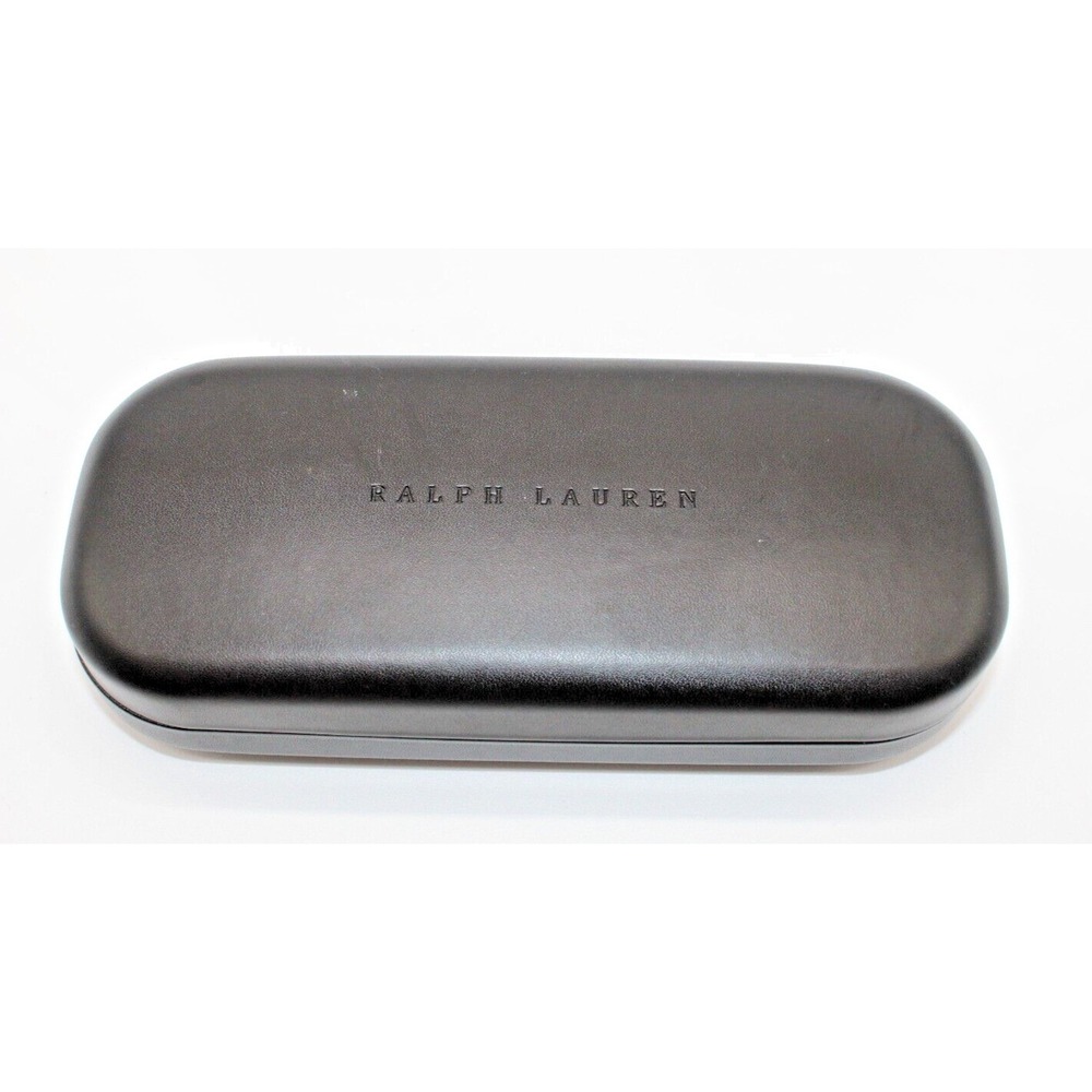 Polo Ralph Lauren Black Glasses Clamshell Hard Case Eyeglasses Velvet Lined